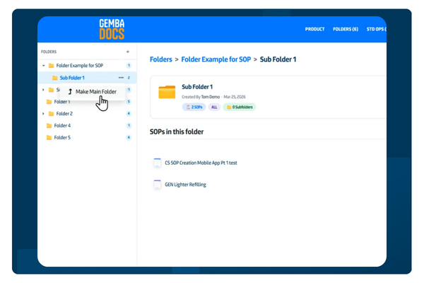 More Control Over Your Folder Structure
