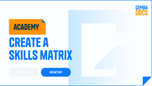 Create a skills matrix