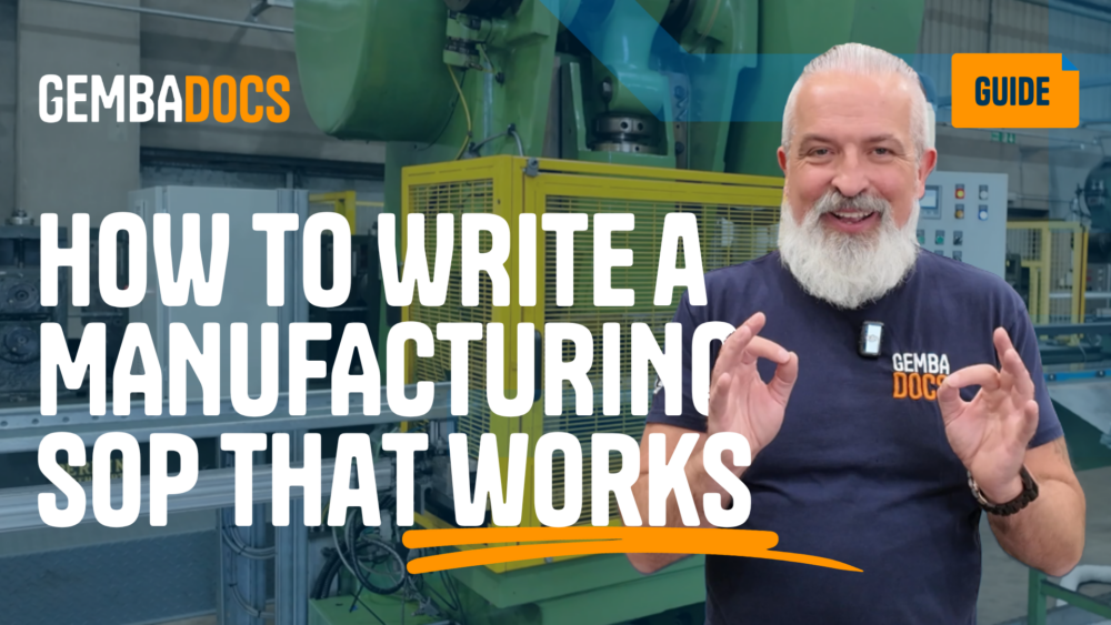 How to Write an SOP for a Manufacturing Process